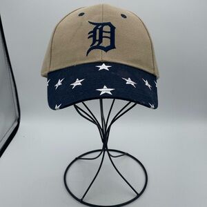 Detroit Tigers Miller Lite tan w/ stars Baseball trucker hat cap OSFM